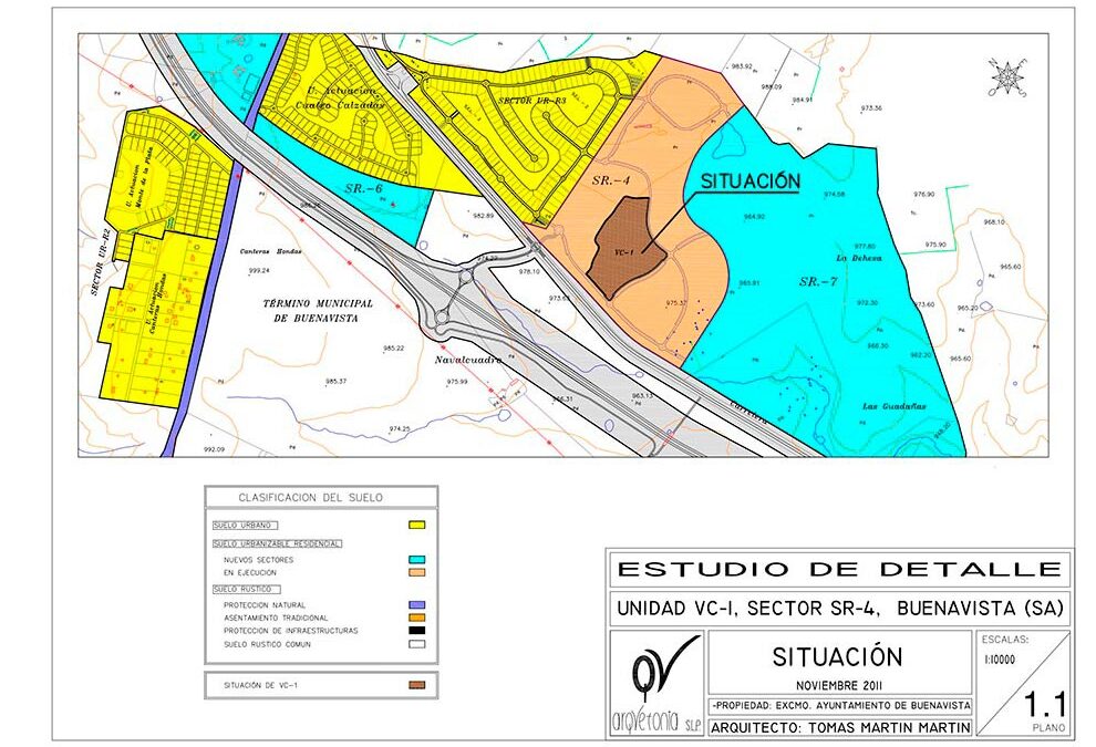 Estudio detalle en VC-1, SR-4, Buenavista